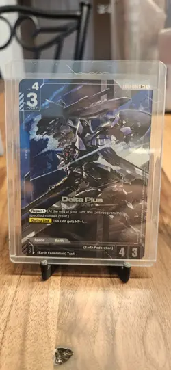 Delta Plus Holo Unit R+ Card GD01-006 Gundam TCG - Image 1