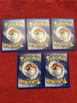 Pokemon Sachiko Adachi Illustration Set VLP/NM (4 Unique Vintage Card Artworks) - Image 5