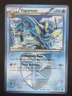 Pokemon Card Vaporeon (Team Plasma) Uncommon Plasma Freeze 20/116 NM - Image 1
