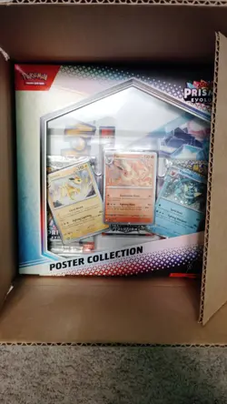 Prismatic Evolutions Poster Collection ( LOT OF 6) Will Add An Extra Card As Too - Image 1