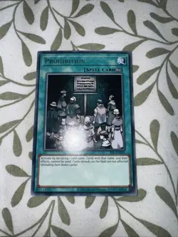 Prohibition PSV-EN039 Mint Condition Rare Card - Image 1