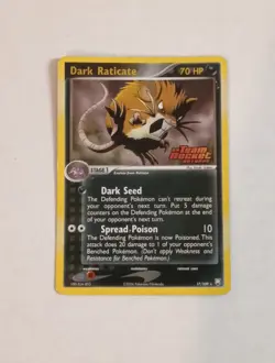 Dark Raticate 17/109 Rare Reverse Holo Stamped Team Rocket Returns Pokemon Card - Image 1