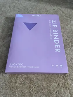 Vault X Just Purple 9-Pocket Exo-Tec Zip Binder - 360 Cards - New - Image 1