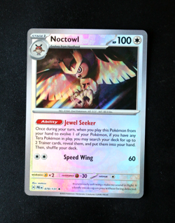Pokemon Card - Noctowl 078/131 Master Ball Reverse - Prismatic Evolutions - NM ⭐ - Image 1