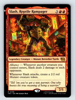 Slash, Reptile Rampager R Teenage Mutant Ninja Turtles 108 NM - Image 1