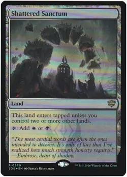 Shattered Sanctum (Foil) - Secrets of Strixhaven (SOS) - Image 1