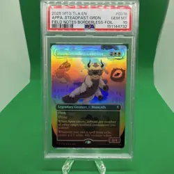 Avatar MTG Appa, Steadfast Guardian (Borderless) M #316 Foil PSA 10 - Image 2