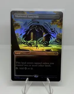 Shattered Sanctum (Borderless) 303 Secrets of Strixhaven Foil NM - Image 1