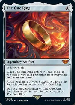 The One Ring NM, English MTG The Lord Of The Rings: Tales Of Middle-earth - Image 1