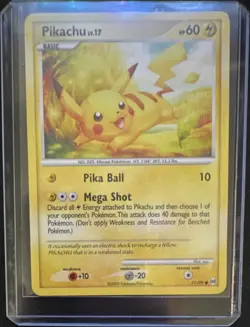 Pokemon Pikachu Basic Regular 71/99 60 HP English Card 2009 TCG - Image 1