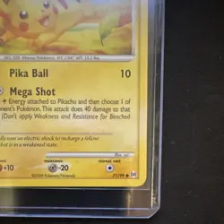 Pokemon Pikachu Basic Regular 71/99 60 HP English Card 2009 TCG - Image 4
