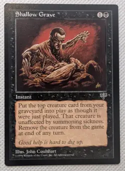 Shallow Grave NM Mirage (Reserved List MTG Magic the Gathering Card) - Image 1