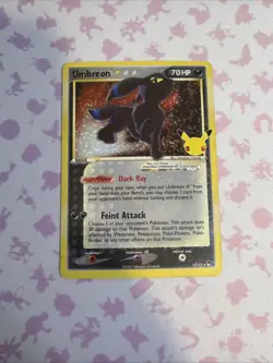 Pokemon - Celebration - Gold Star Umbreon 17/17 - Condition LP - Image 1