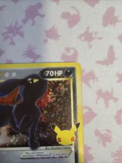 Pokemon - Celebration - Gold Star Umbreon 17/17 - Condition LP - Image 3
