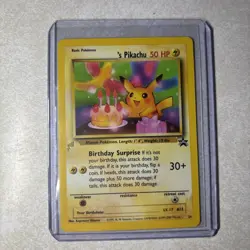 Birthday Pikachu - World Collection - #24 WOTC Black Star Promo - Pokemon TCG - Image 1
