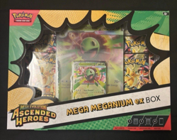 3 Pokemon TCG Ascended Heroes Mega ex Box Bundle Feraligatr Emboar Meganium New - Image 3