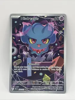 Pokemon TCG Misdreavus 233/217 ASCEN Full Art Holo Rare Basic HP60 mashu - Image 1