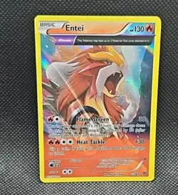Entei 15/98 Holo Rare XY Ancient Origins Pokemon TCG NM - Image 1