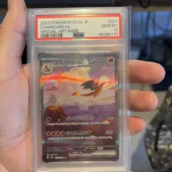 2023 POKEMON JAPANESE SV2A-POKEMON 151 #201 CHARIZARD EX SPECIAL ART RARE PSA 10 - Image 1