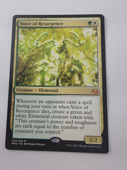 MTG 1x Voice of Resurgence Modern Masters 2017 Magic the Gathering Card x1 NM - Image 1