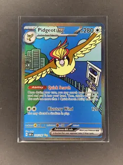Pidgeot ex 225/197 SV03: Obsidian Flames Holo Pokemon - Image 1