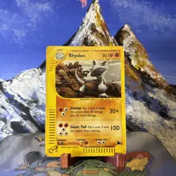 Rhydon - H27/H32 Pokemon Skyridge - Holo WOTC ✨ Damaged - Image 1