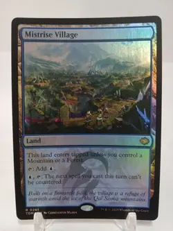 MTG Tarkir: Dragonstorm Mistrise Village 397 Foil NM Condition - Image 1