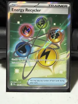 Pokemon Energy Recycler 108/088 Holo Full Art Trainer Item RARE - Image 1