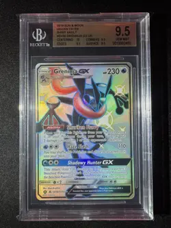 2019 Pokemon Sun & Moon Hidden Fates Shiny Vault Greninja GX SV56 BGS 9.5 - Image 1