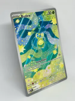 Budew 221/217 Illustration Rare - Mega Evolution: Ascended Heroes Pokemon NM 🍃 - Image 2