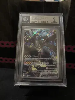 N's Zekrom Pokemon Center BGS 9 Exclusive Mega Evolution Promo 031 Full Art - Image 1