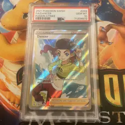 2021 Pokemon Fusion Strike Full Art Trainer Dancer 259/264 PSA 10 Gem Mint - Image 1