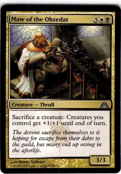 MTG Maw of the Obzedat Dragon's Maze Uncommon #83 - Image 1