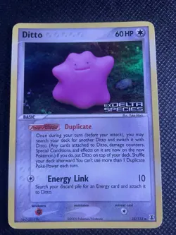 Pokemon Ditto Reverse Holo Ex Delta Species 35/113 2005 - Image 1