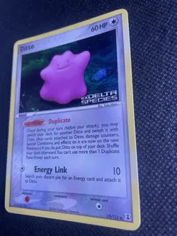 Pokemon Ditto Reverse Holo Ex Delta Species 35/113 2005 - Image 2