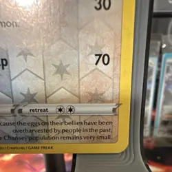 Pokemon Chansey Swsh08: Fusion Strike 202/264 Reverse Holo 110 HP English - Image 4