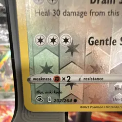 Pokemon Chansey Swsh08: Fusion Strike 202/264 Reverse Holo 110 HP English - Image 5