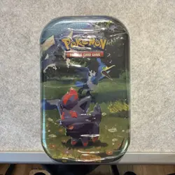 POKEMON TCG MEGA EVOLUTION ASCENDED HEROES ZORUA MINI TIN with 2 Booster Packs - Image 1