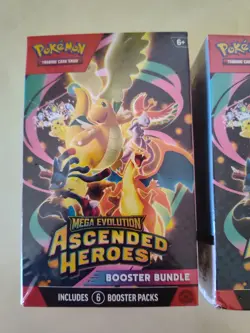 2 Pokemon TCG Mega Evolution Ascended Heroes Booster Bundle Box 2x 2024 English - Image 2