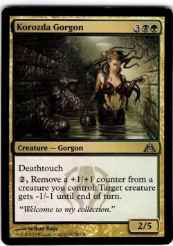 MTG Korozda Gorgon Dragon's Maze Uncommon #78 - Image 1