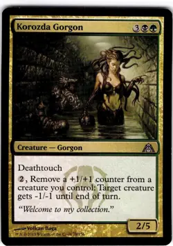MTG Korozda Gorgon Dragon's Maze Uncommon #78 - Image 1