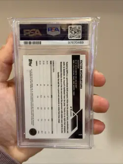 2023-24 Topps Chrome Victor Wembanyama #1 Pink Refractor RC Rookie PSA 10 GEM MT - Image 2
