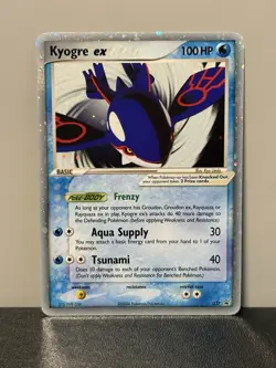 Pokemon TCG Kyogre 037 Black Star Promo Card Holo Rare - Image 1