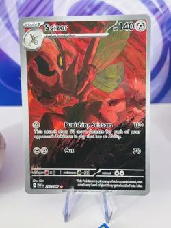 Pokemon TCG Scizor 205/197 Obsidian Flames Illustration Rare M/NM UK seller - Image 2