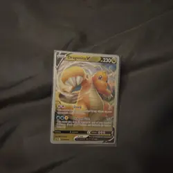 Pokemon Card Dragonite V SWSH154 Black Star Promo Half Art Ultra Rare Near Mint - Image 1