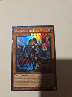 Yu-Gi-Oh Diabellstar the Black Witch 1st Edition Collector Rare Card RA03-EN032 - Image 2