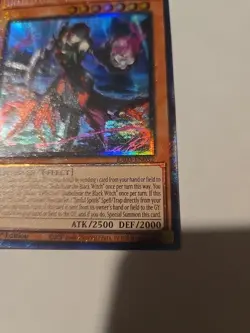 Yu-Gi-Oh Diabellstar the Black Witch 1st Edition Collector Rare Card RA03-EN032 - Image 3