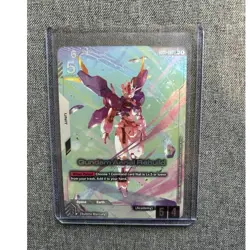 Gundam Card Game GD01-067 LR+ Foil Rare Gundam Aerial Rebuild NM Mint condition - Image 1