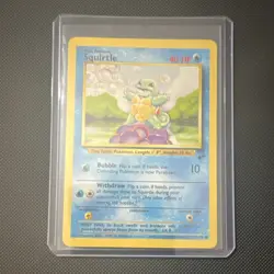 Pokemon Squirtle Base Set 2 93/130 1999 English Pokemon TCG Card Age 6+ - Image 1