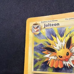 Pokemon TCG Jolteon Jungle Holo Rare Card 4/64 No Symbol Misprint (HP) - Image 3